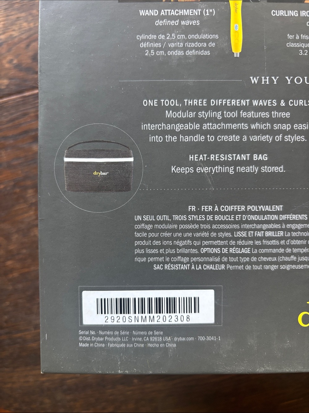 NEW, NEVER USED Drybar The Mixologist Interchangeable Styling Iron | Hair Tool - Picture 4 of 4